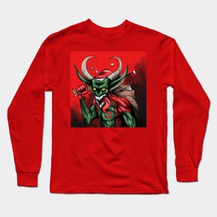 the bad santa the krampus Long Sleeve T-Shirt